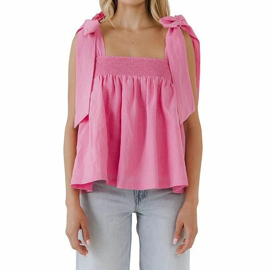 Endless Rose Bow Tie Flounce Top Endless Rose Bow Tie Flounce Top -Endless Rose shop unnamed file 1029