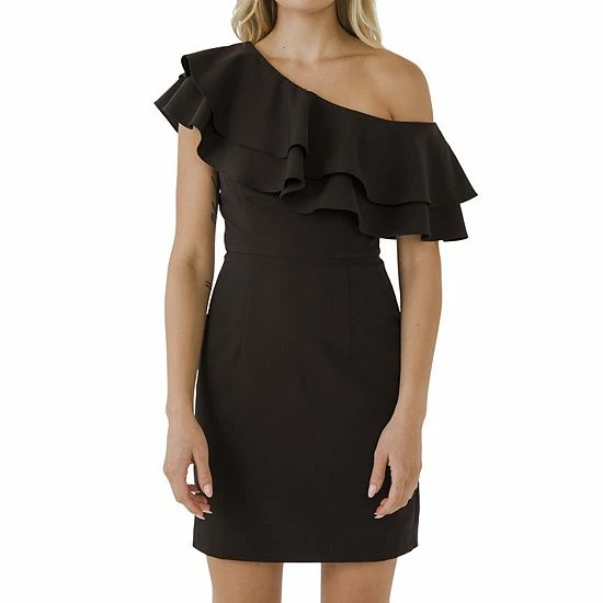 Endless Rose One Shoulder Mini Dress Endless Rose One Shoulder Mini Dress -Endless Rose shop unnamed file 1042