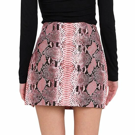 Endless Rose Snake Skin Mini Skirt Endless Rose Snake Skin Mini Skirt -Endless Rose shop unnamed file 1053
