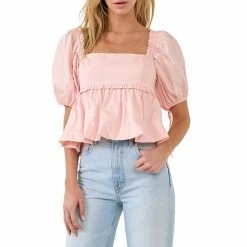 Endless Rose Blouson Baby Doll Top