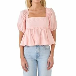Endless Rose Blouson Baby Doll Top -Endless Rose shop unnamed file 1067