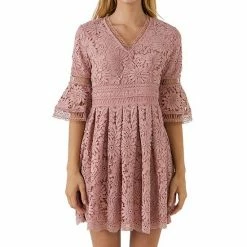 Endless Rose All Of Lace Bell Sleeve Dress 9 Endless Rose All Of Lace Bell Sleeve Dress -Endless Rose shop unnamed file 11