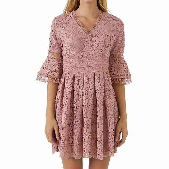 Endless Rose All Of Lace Bell Sleeve Dress 6 Endless Rose All Of Lace Bell Sleeve Dress - Image 4