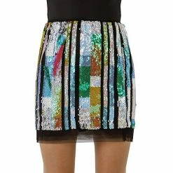 Endless Rose Multi Color Sequin Mini Skirt 5 Endless Rose Multi Color Sequin Mini Skirt -Endless Rose shop unnamed file 1125