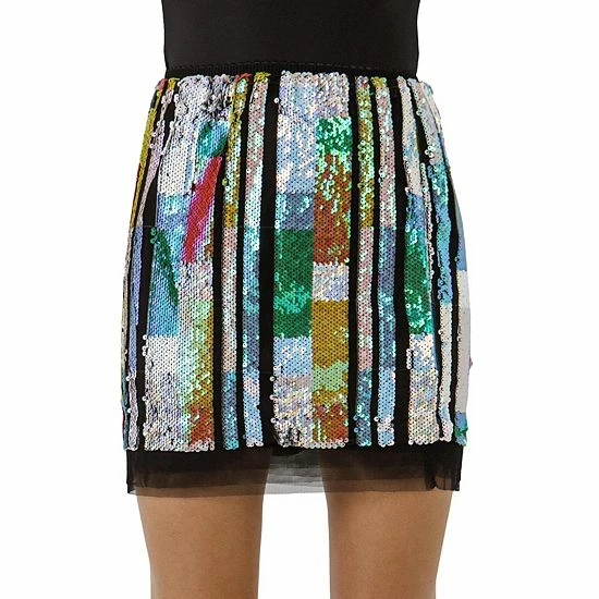 Endless Rose Multi Color Sequin Mini Skirt Endless Rose Multi Color Sequin Mini Skirt -Endless Rose shop unnamed file 1125