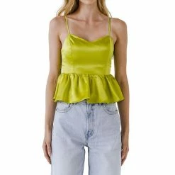 Endless Rose Ruffled Hem Cami Top -Endless Rose shop unnamed file 1137