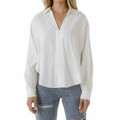 Endless Rose V-neckline Puff Long Sleeve Top -Endless Rose shop unnamed file 1168