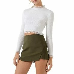 Endless Rose Edge Detail Fitted Sweater -Endless Rose shop unnamed file 1188