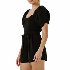 Endless Rose Heart Neckline Romper -Endless Rose shop unnamed file 1218