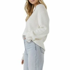 Endless Rose V-neckline Long Sleeve Sweater -Endless Rose shop unnamed file 1242