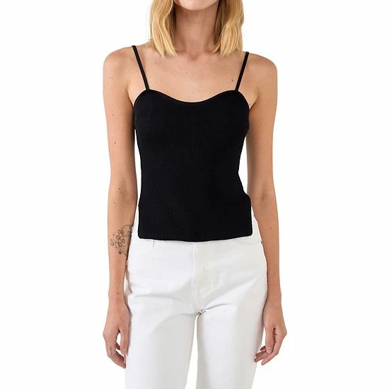 Endless Rose Elevated Corset Knit Cami Blue Endless Rose Elevated Corset Knit Cami Blue -Endless Rose shop unnamed file 126