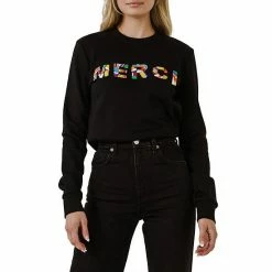 Endless Rose Lettering Beads Sweatshirt
