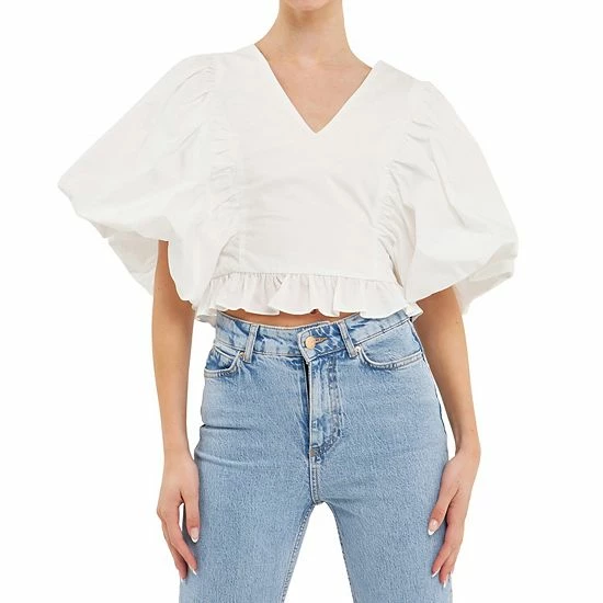 Endless Rose Puff Sleeve Detail Top 6 Endless Rose Puff Sleeve Detail Top - Image 4