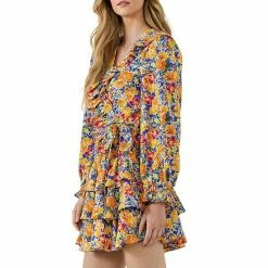 Endless Rose Front Wrap Floral Top -Endless Rose shop unnamed file 1334