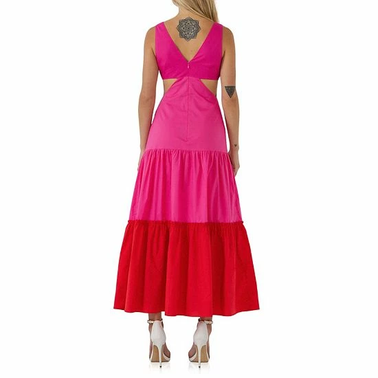 Endless Rose Twist Cut Out Color Block Maxi Endless Rose Twist Cut Out Color Block Maxi -Endless Rose shop unnamed file 1341