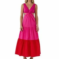 Endless Rose Twist Cut Out Color Block Maxi 5 Endless Rose Twist Cut Out Color Block Maxi -Endless Rose shop unnamed file 1343