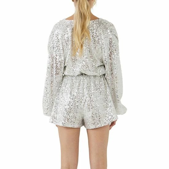 Endless Rose Sequins Wrapped Romper with Belt Endless Rose Sequins Wrapped Romper With Belt -Endless Rose shop unnamed file 1369
