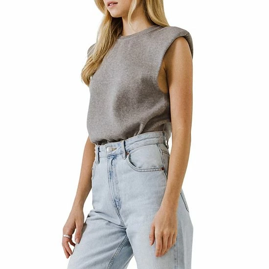 Endless Rose Shoulder Padded Knit Top Endless Rose Shoulder Padded Knit Top -Endless Rose shop unnamed file 1378