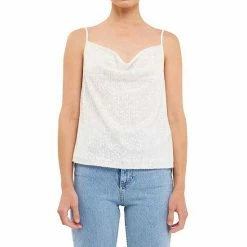 Endless Rose Sequins Cowl Neck Top Ruby -Endless Rose shop unnamed file 189