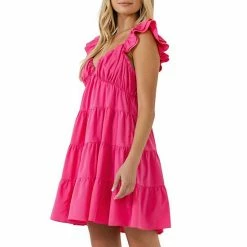 Endless Rose Ruffled Sweetheart Flounced Mini Fuchsia 4 Endless Rose Ruffled Sweetheart Flounced Mini Fuchsia -Endless Rose shop unnamed file 195