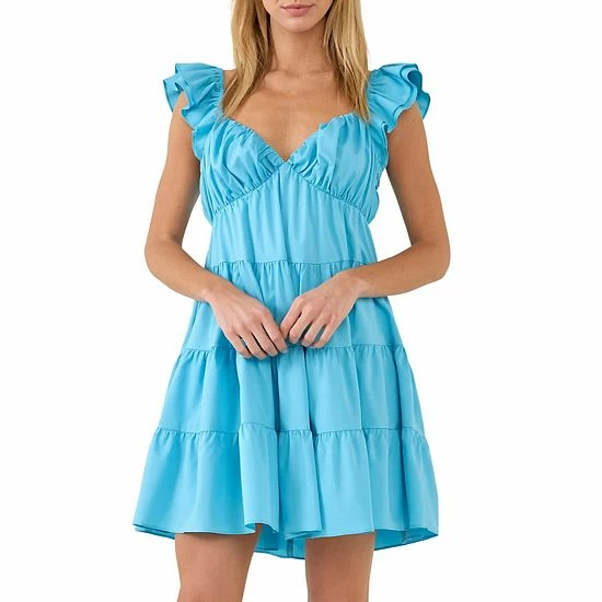 Endless Rose Ruffled Sweetheart Flounced Mini Fuchsia Endless Rose Ruffled Sweetheart Flounced Mini Fuchsia -Endless Rose shop unnamed file 200