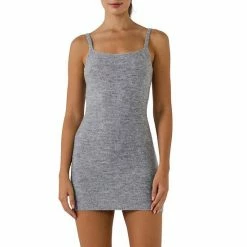 Endless Rose Knit Mini Dress Heather Grey -Endless Rose shop unnamed file 206
