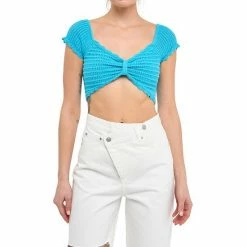 Endless Rose Knit Top With Bow Detail Sky Blue 5 Endless Rose Knit Top With Bow Detail Sky Blue -Endless Rose shop unnamed file 211