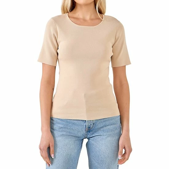 Endless Rose Back Cut-out Detail Knit Top Black Endless Rose Back Cut-out Detail Knit Top Black -Endless Rose shop unnamed file 370