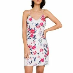 Endless Rose Floral Sequin Strappy Dress Beige -Endless Rose shop unnamed file 395