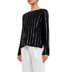 Endless Rose Sequins Detail Sweater Beige -Endless Rose shop unnamed file 417