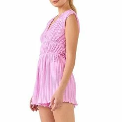 Endless Rose V-Neck Pleated Romper -Endless Rose shop unnamed file 442