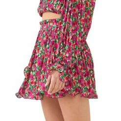 Endless Rose Floral Pleated Elastized Skirt -Endless Rose shop unnamed file 460