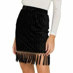 Endless Rose Tassel Trim Mini Skirt 8 Endless Rose Tassel Trim Mini Skirt -Endless Rose shop unnamed file 507