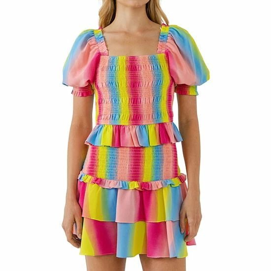 Endless Rose Ombre Stripe Smocked Top Endless Rose Ombre Stripe Smocked Top -Endless Rose shop unnamed file 512