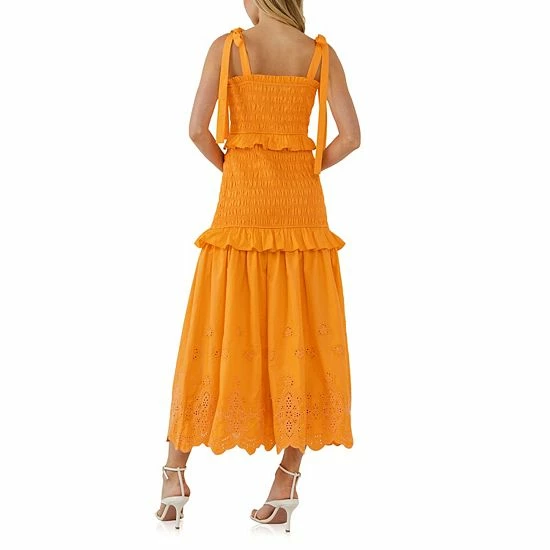 Endless Rose Sunset Eyelet Smocked Maxi Endless Rose Sunset Eyelet Smocked Maxi -Endless Rose shop unnamed file 514