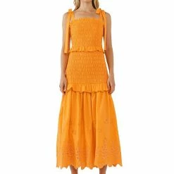 Endless Rose Sunset Eyelet Smocked Maxi 5 Endless Rose Sunset Eyelet Smocked Maxi -Endless Rose shop unnamed file 516