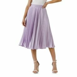 Endless Rose Pleated Satin Skirt