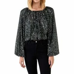 Endless Rose Sequins Blouson Top -Endless Rose shop unnamed file 520