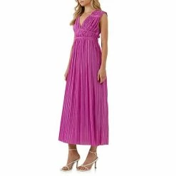 Endless Rose Pleated Straps Detail Midi Dress -Endless Rose shop unnamed file 527