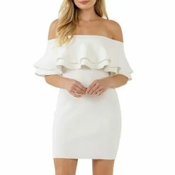 Endless Rose Off The Shoulder Mini Dress Fuchsia -Endless Rose shop unnamed file 543