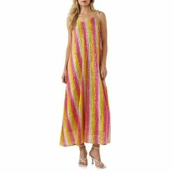 Endless Rose Striped Sequins Maxi Dress