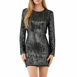 Endless Rose Open Back Sequin Dress