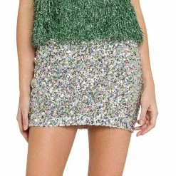 Endless Rose Multi Sequin Mini Skirt