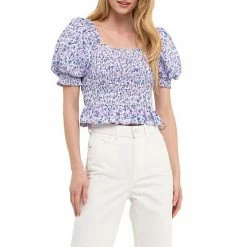 Endless Rose Floral Smocked Top