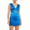 Endless Rose Satin Cut-out Mini Dress -Endless Rose shop unnamed file 676