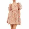 Endless Rose Floral Puff Mini Dress -Endless Rose shop unnamed file 688