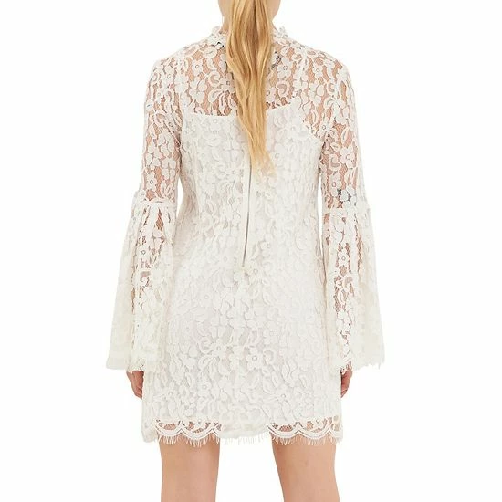 Endless Rose Bell Sleeve Lace Dress Off White - Image 2