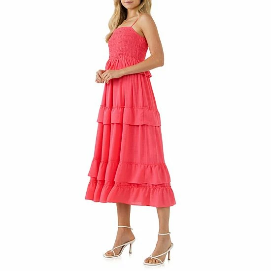 Endless Rose Multi Tiered Mini Gingham Maxi Endless Rose Multi Tiered Mini Gingham Maxi -Endless Rose shop unnamed file 783