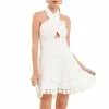 Endless Rose Halter Neck Lace Trim Dress White -Endless Rose shop unnamed file 793