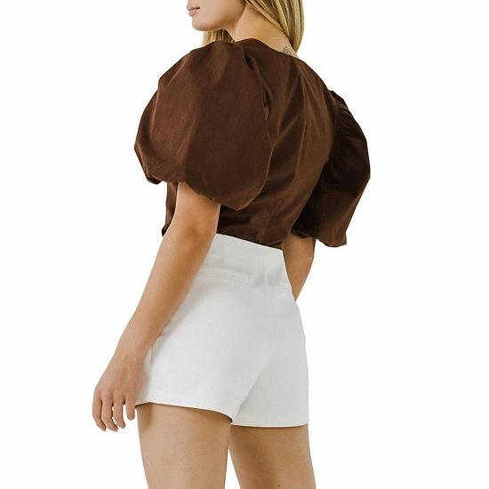 Endless Rose Exaggerated Sleeve Crop Top Endless Rose Exaggerated Sleeve Crop Top -Endless Rose shop unnamed file 803